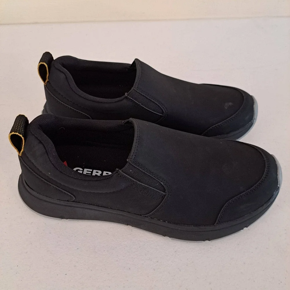Gerry Moc II Slip‎ On Mens 9.5 Black New Lightweight Comfort Outdoor 1217-546